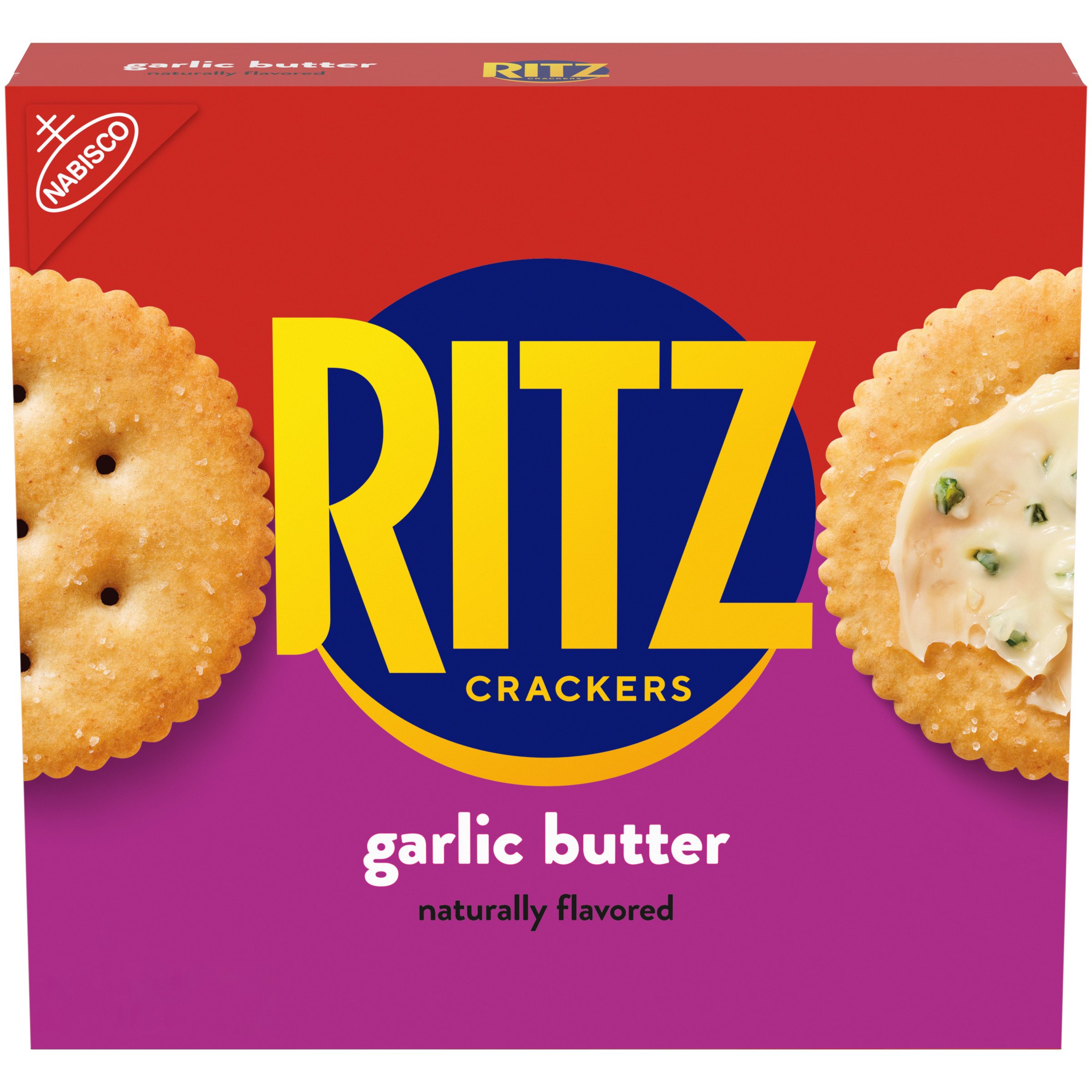 Nabisco Ritz Garlic Butter Crackers Shop Crackers & breadsticks at HEB