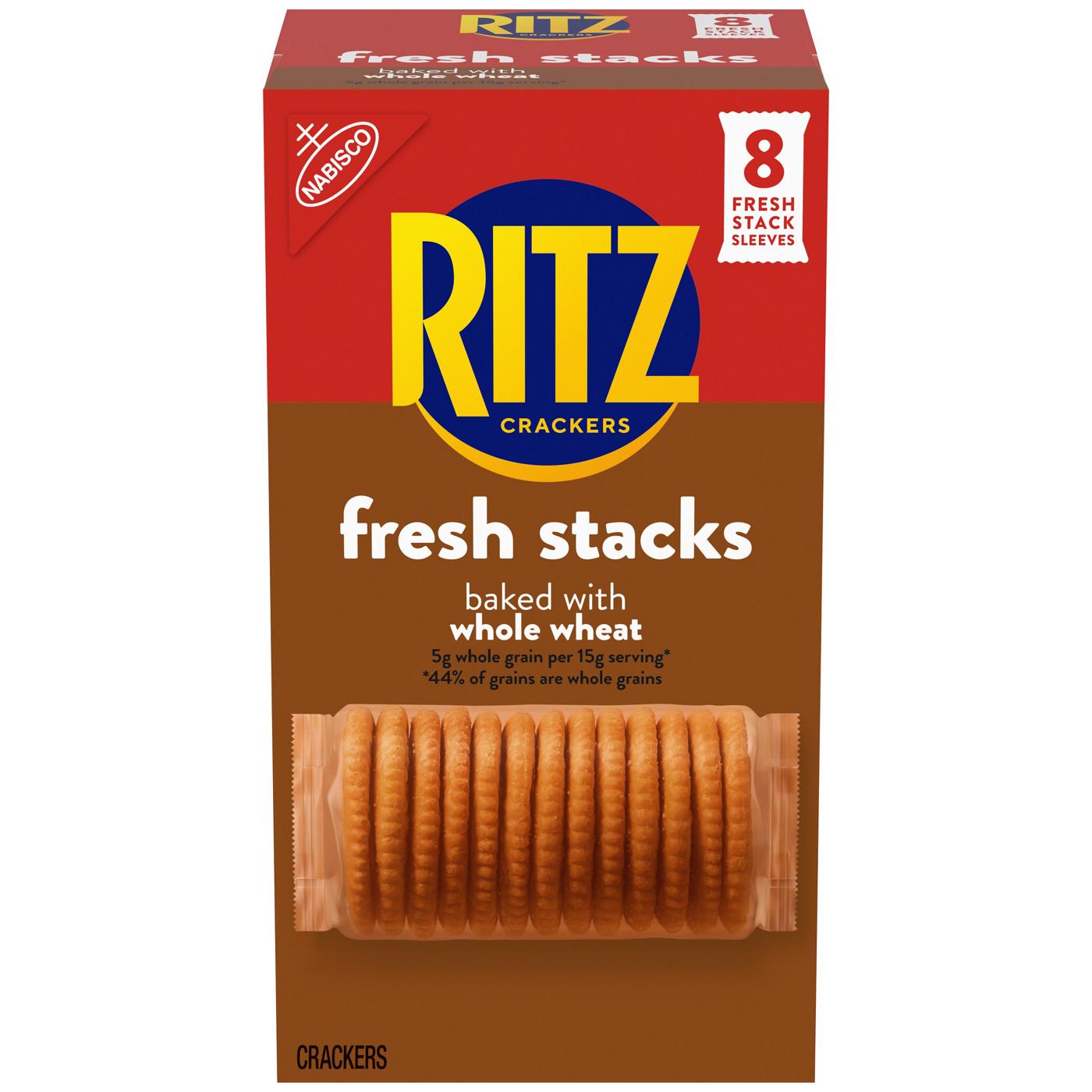 Ritz Fresh Stacks Whole Wheat Crackers; image 1 of 10