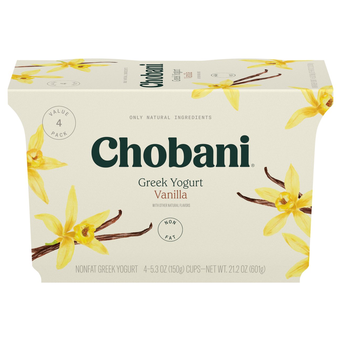 Chobani Non-Fat Vanilla Blended Greek Yogurt - Shop Yogurt at H-E-B