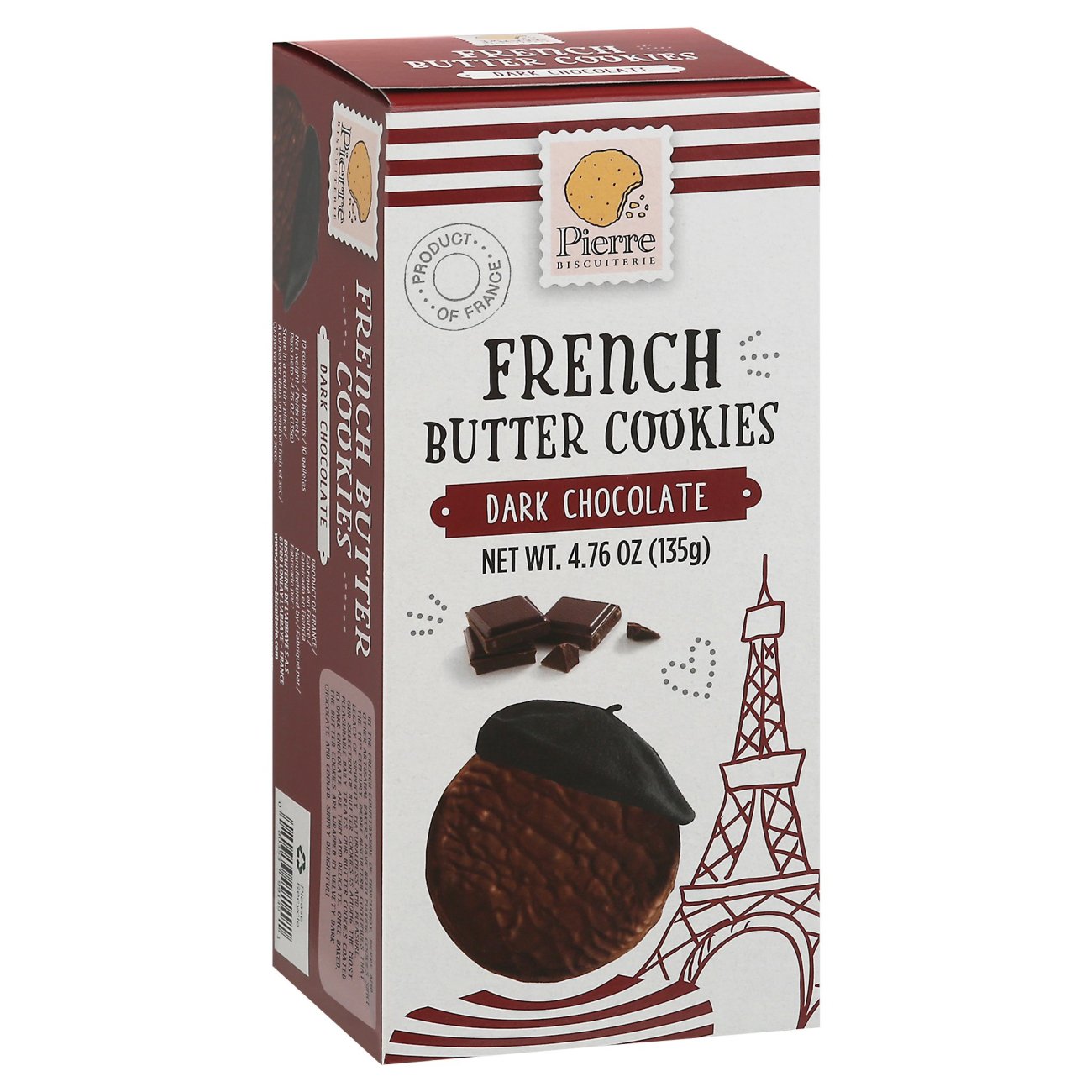 Pierre Biscuiterie French Butter Dark Chocolate Cookie Shop Cookies