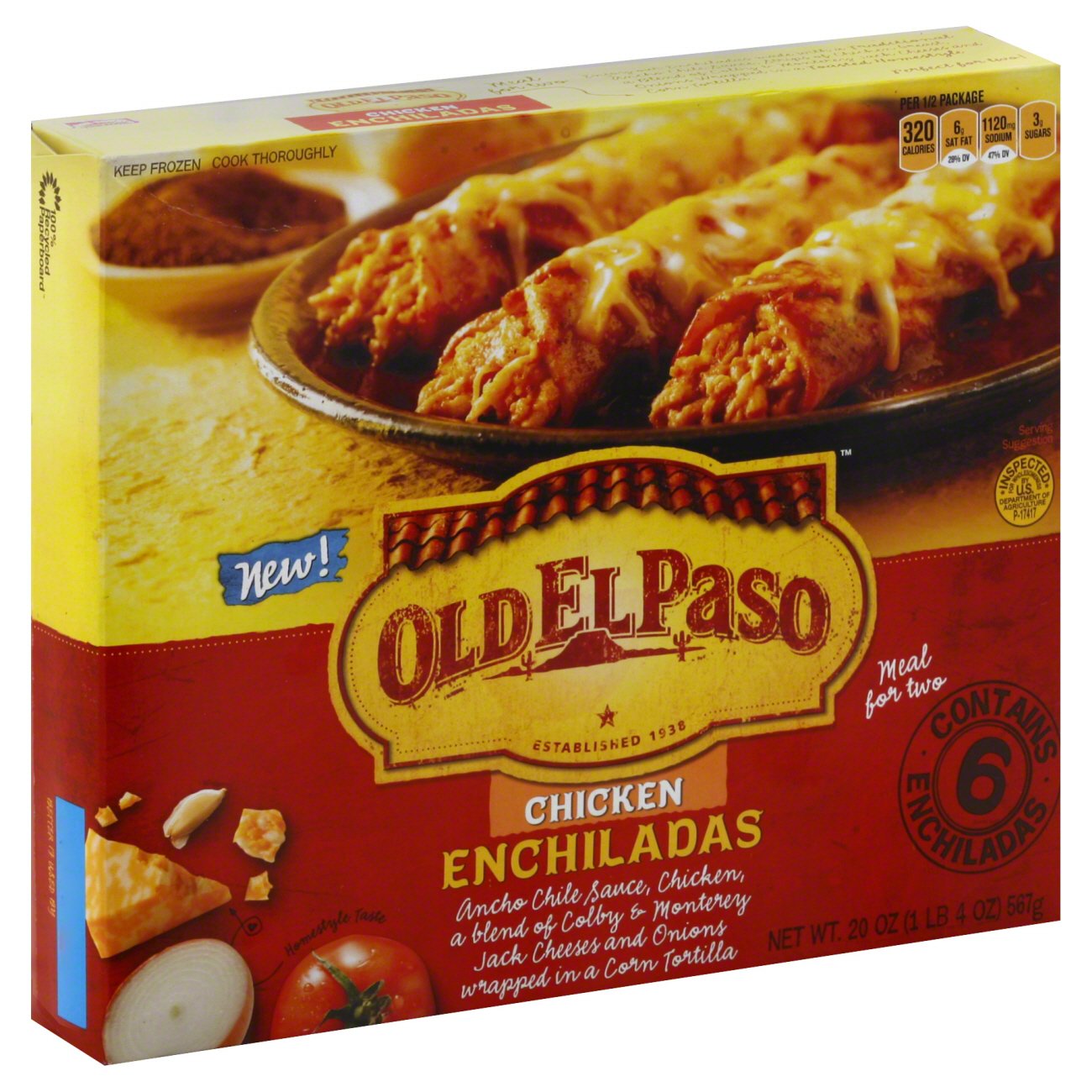 Old El Paso Chicken Enchiladas Shop Entrees & sides at HEB