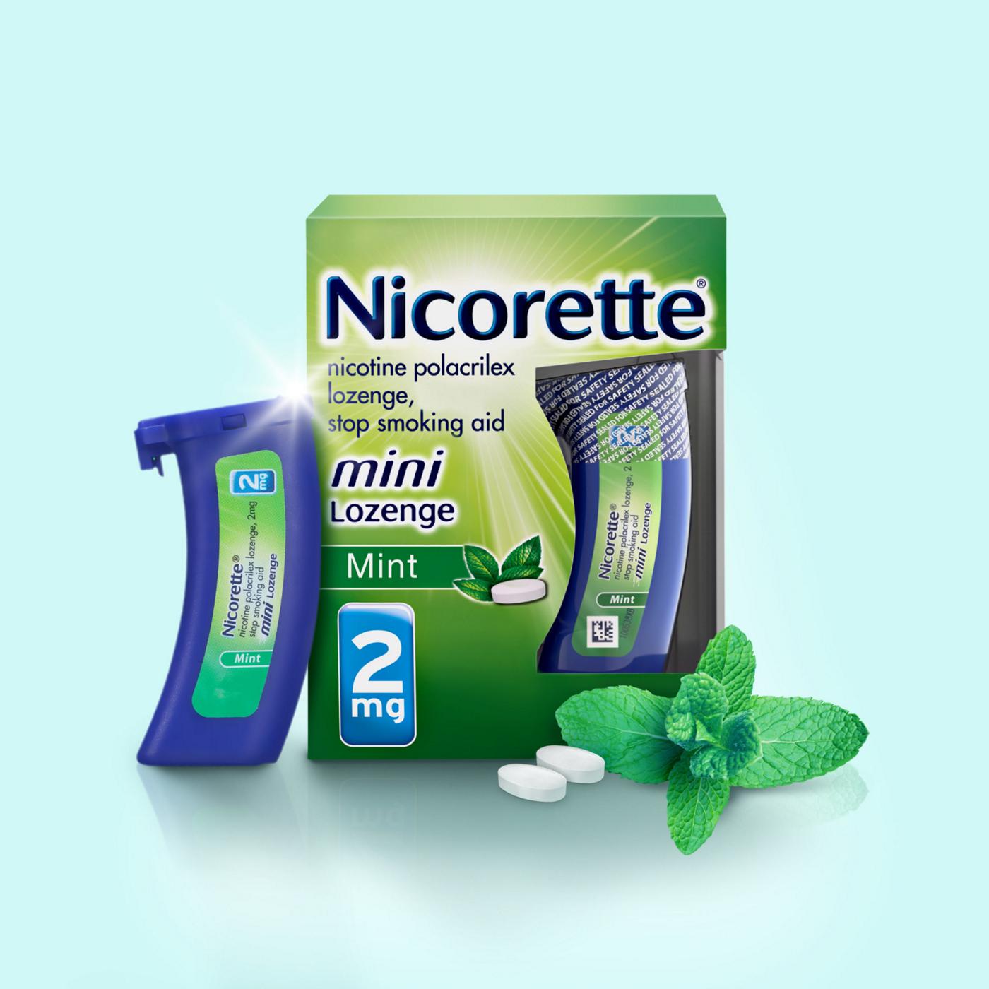 Nicorette Stop Smoking Aid Mini Lozenges - 2 mg; image 4 of 8