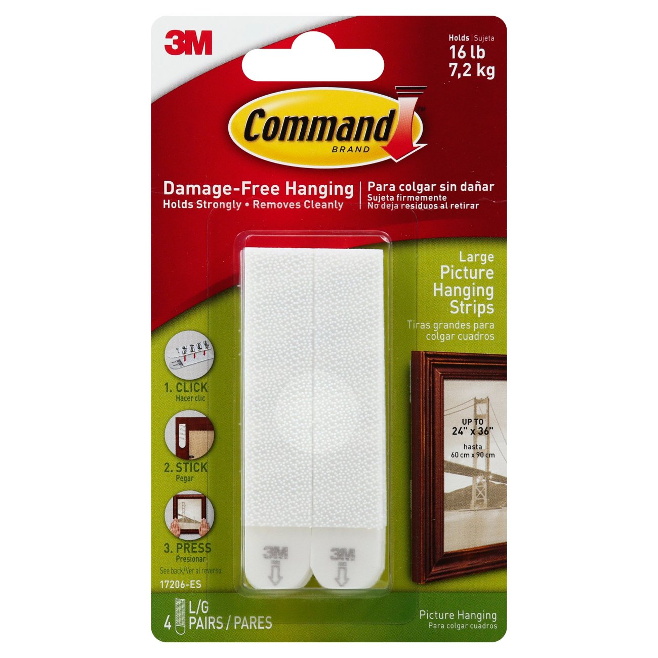 Command Picture Hanging Strips - Extra Large - Shop Hooks & Picture Hangers  at H-E-B