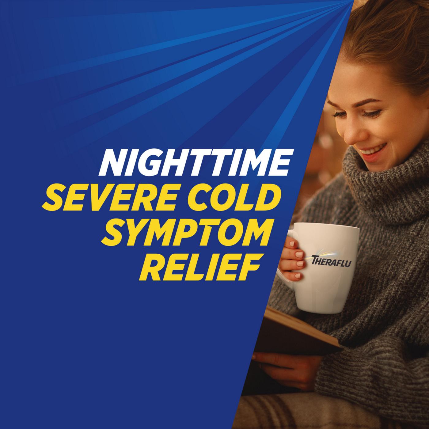 Theraflu Nighttime Severe Cold Relief Packets - Honey Lemon; image 2 of 13