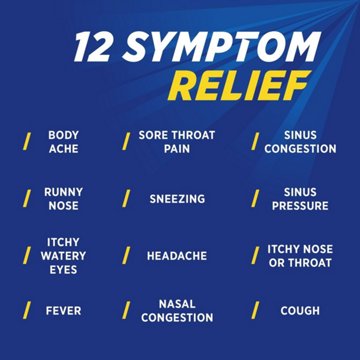 Theraflu Nighttime Severe Cold Relief Honey Lemon Flavor Powder