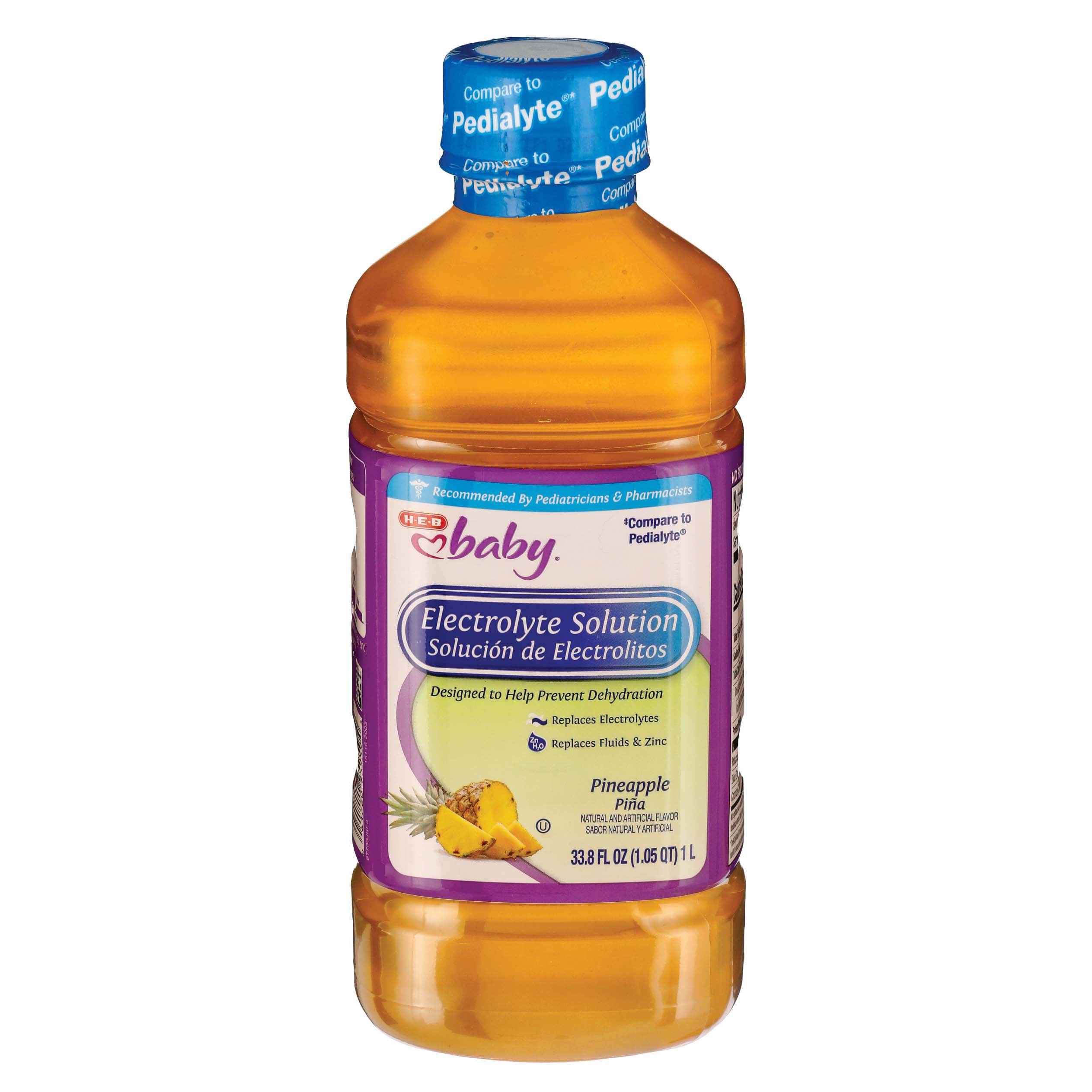 HEB Baby Pineapple Pediatric Electrolyte with Zinc Shop