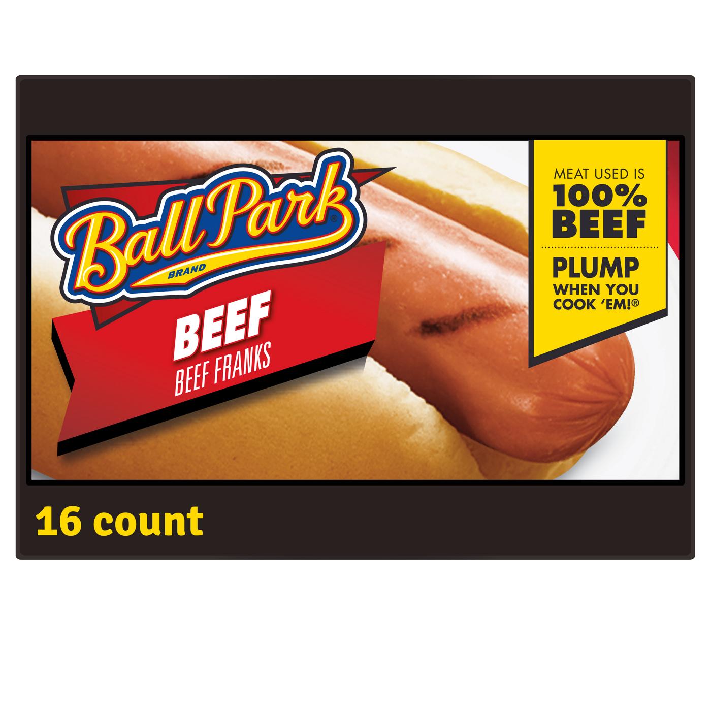 Ball Park 100% Beef Hot Dogs; image 1 of 7