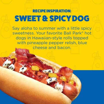 Ball Park Bun Size Uncured Angus Beef Hot Dogs, 30 oz