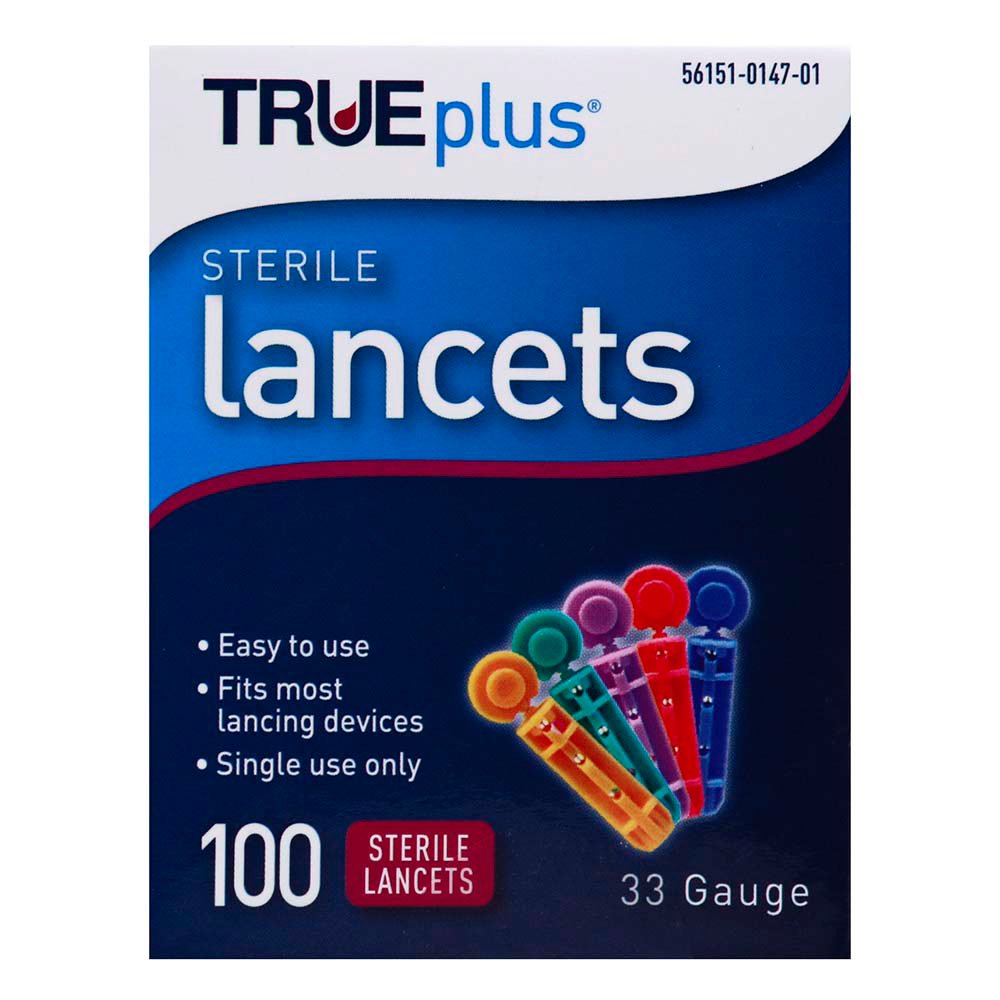 TRUEplus Lancets 33 Gauge Shop Lances at HEB