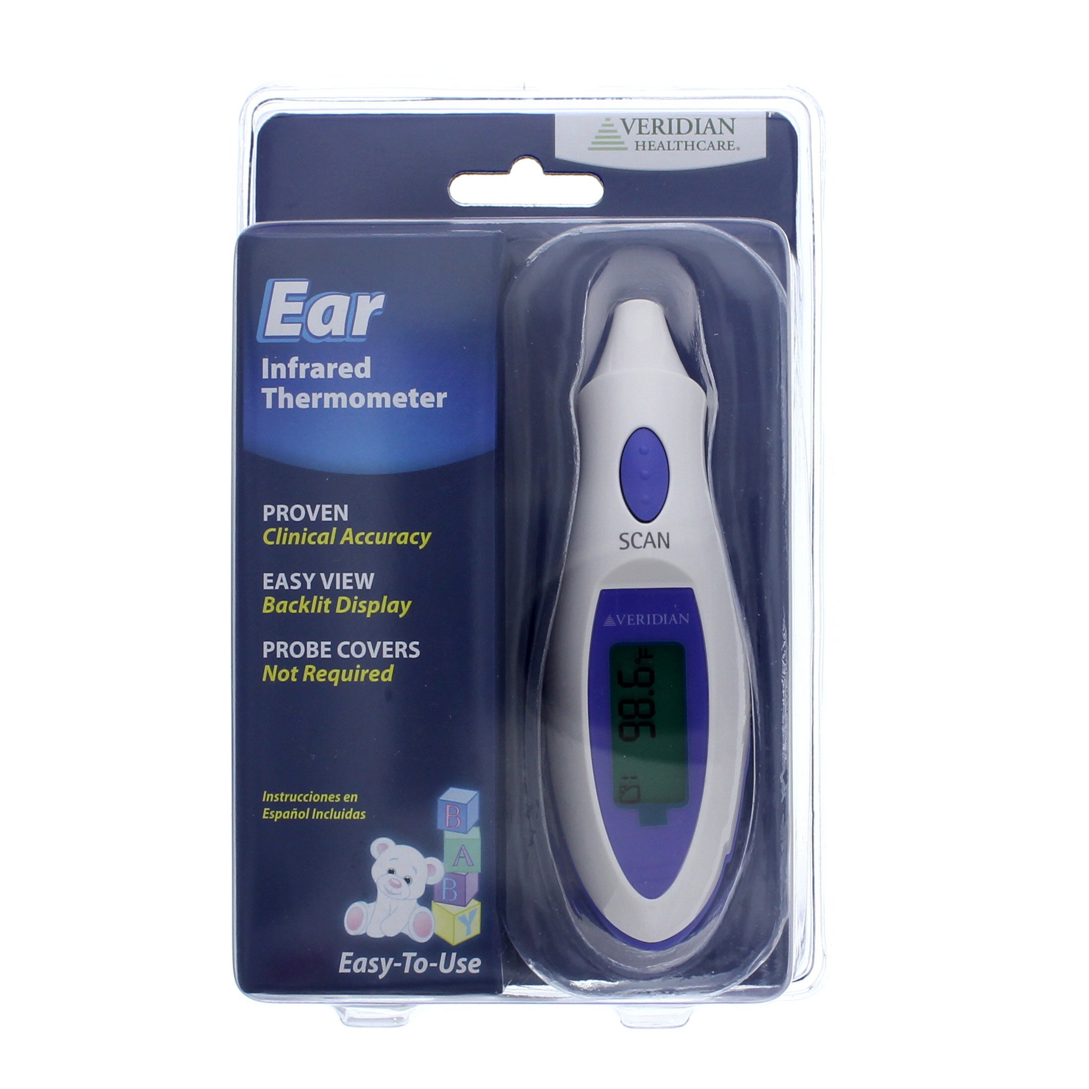 V Temp Pro Infrared Ear Thermometer System Rechargeable Battery 09