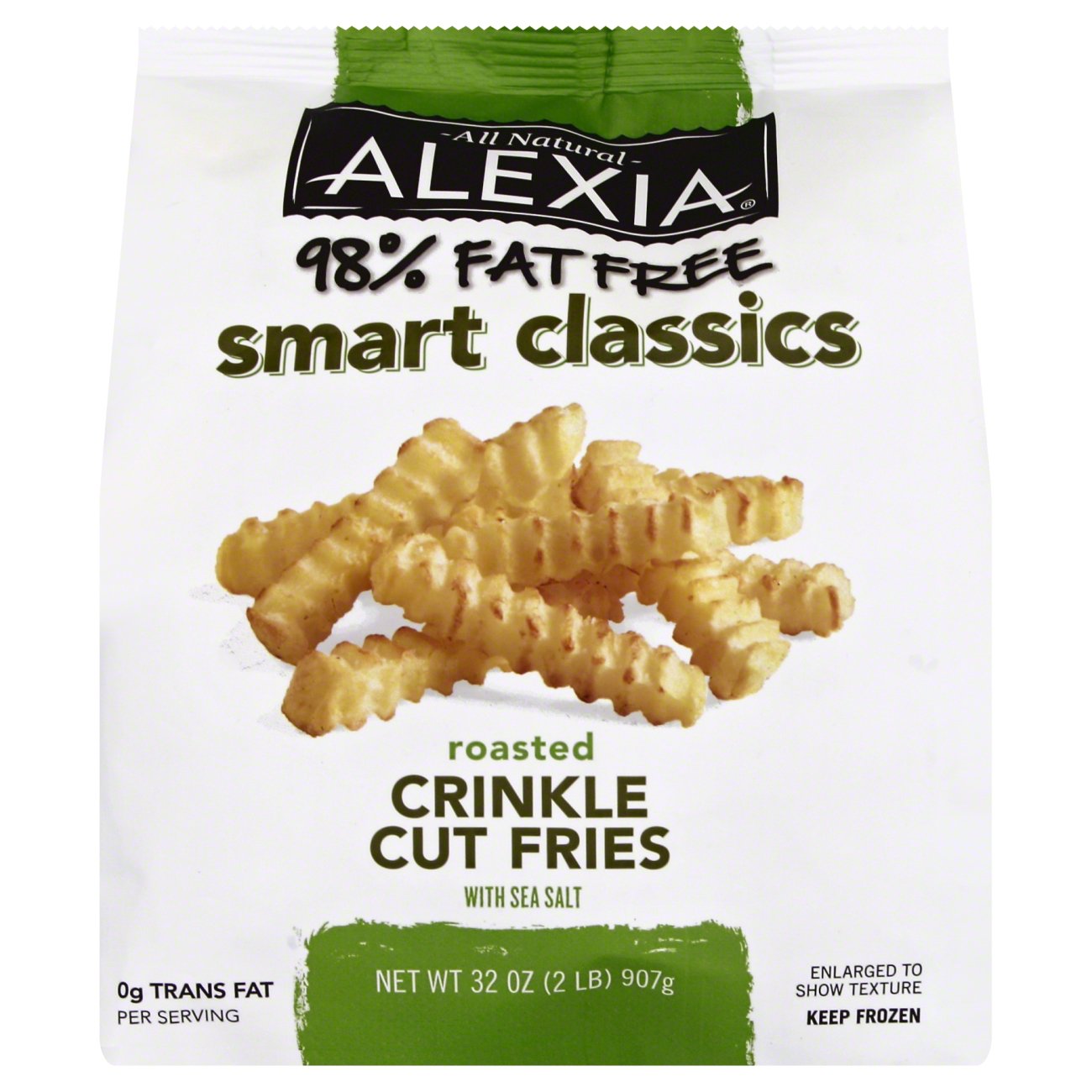 Sweet Potato Fries – Crinkle Cut w/ Sea Salt & Pepper