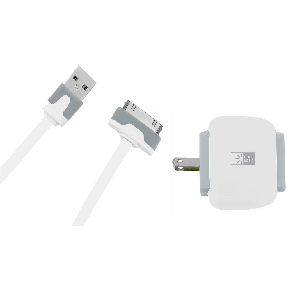 Case Logic Dual Usb Ports Home Charger Cable White for Iphone Shop at