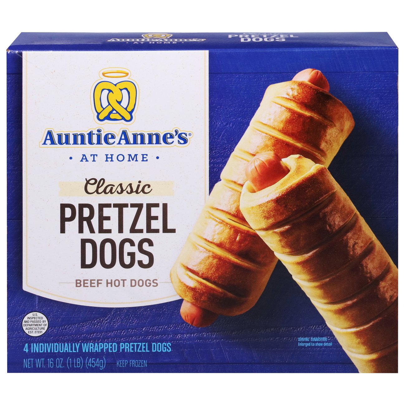 Auntie Anne S Classic Pretzel Dogs Shop Sausages Hot Dogs At H E B