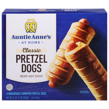 Auntie Anne's Classic Pretzel Dogs, 4 ct