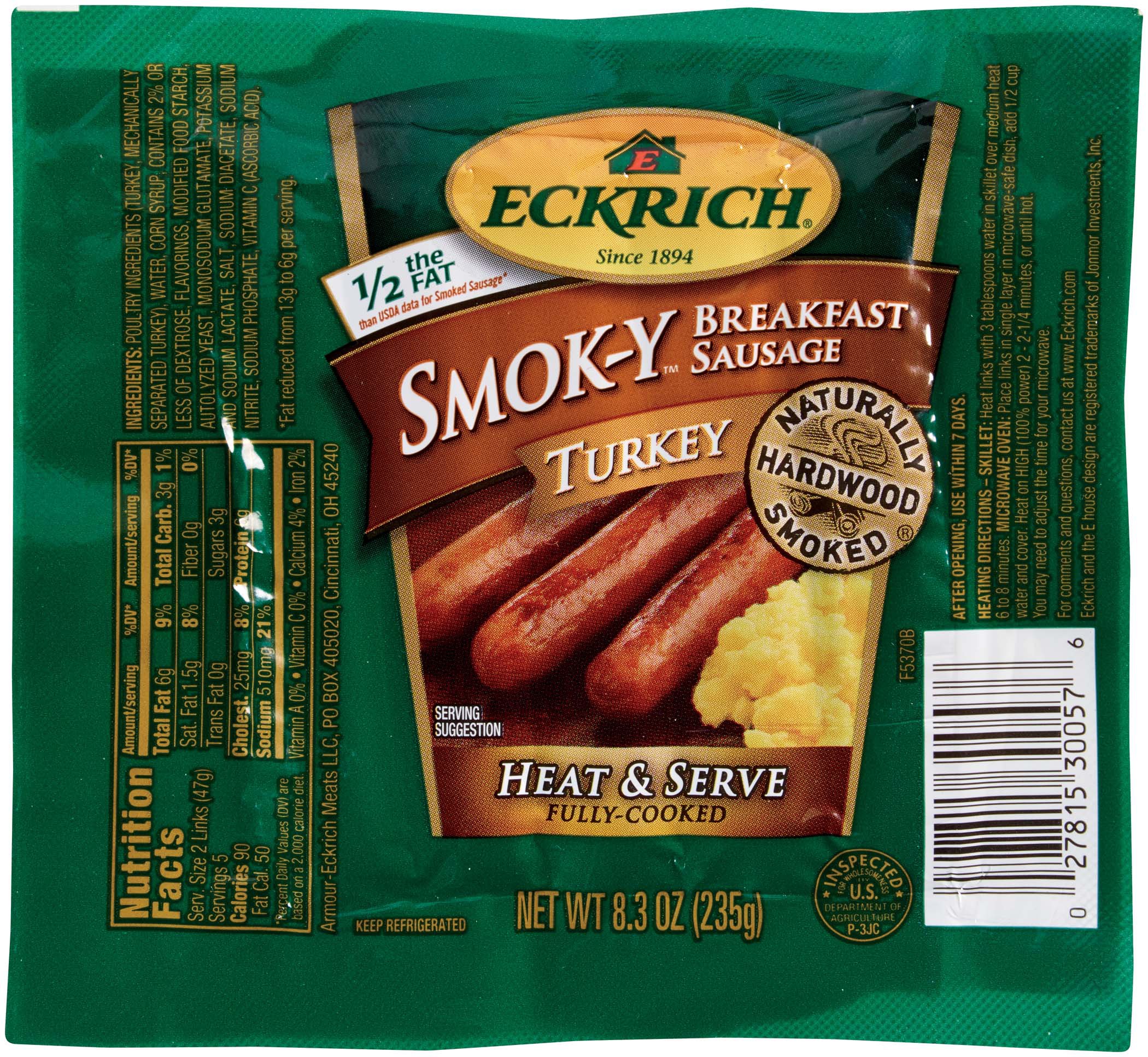 Eckrich smoked hotsell turkey sausage