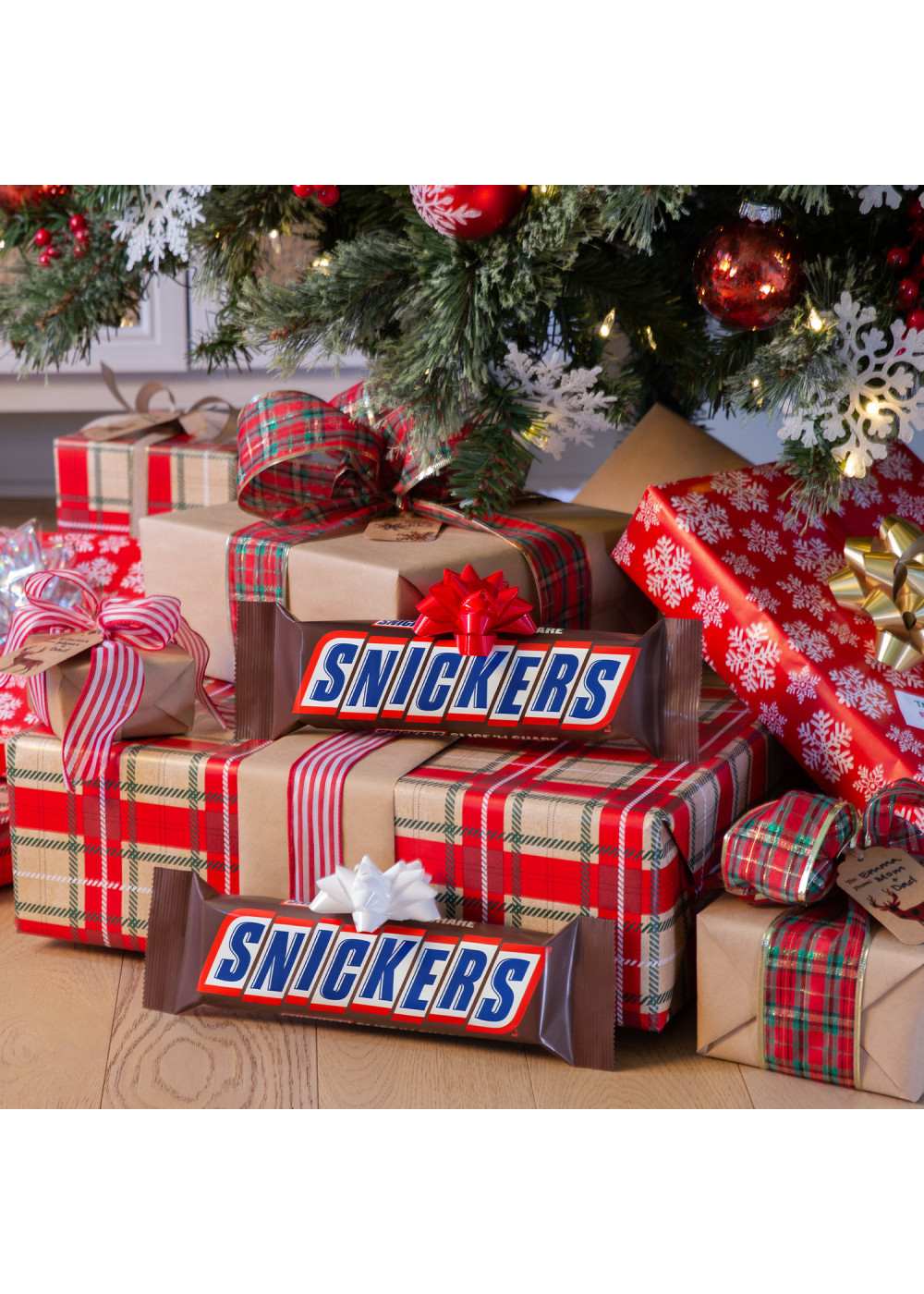 Snickers Chocolate Slice N' Share Holiday Candy Bar - Giant Size; image 4 of 7