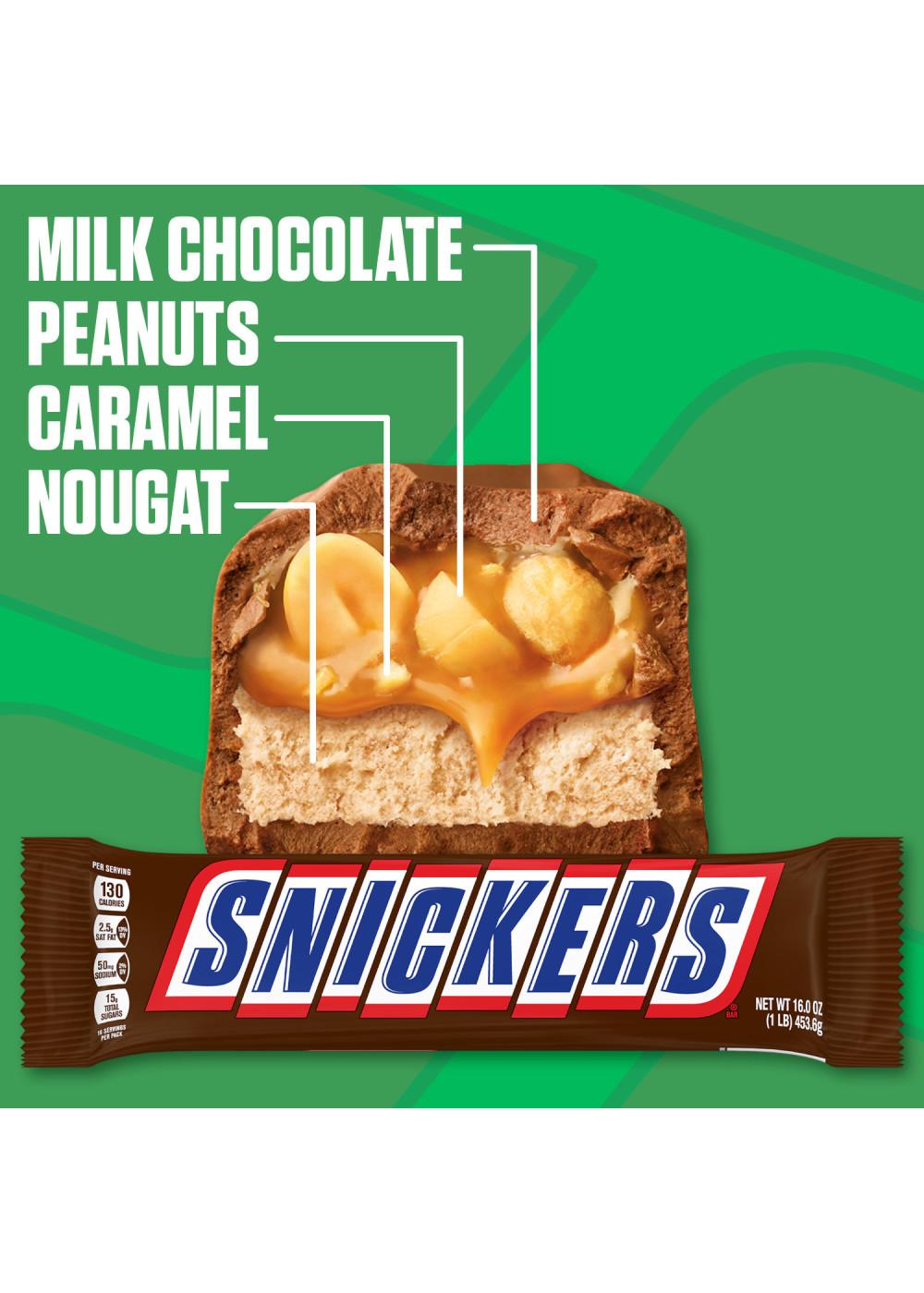 Snickers Chocolate Slice N' Share Holiday Candy Bar - Giant Size; image 7 of 7