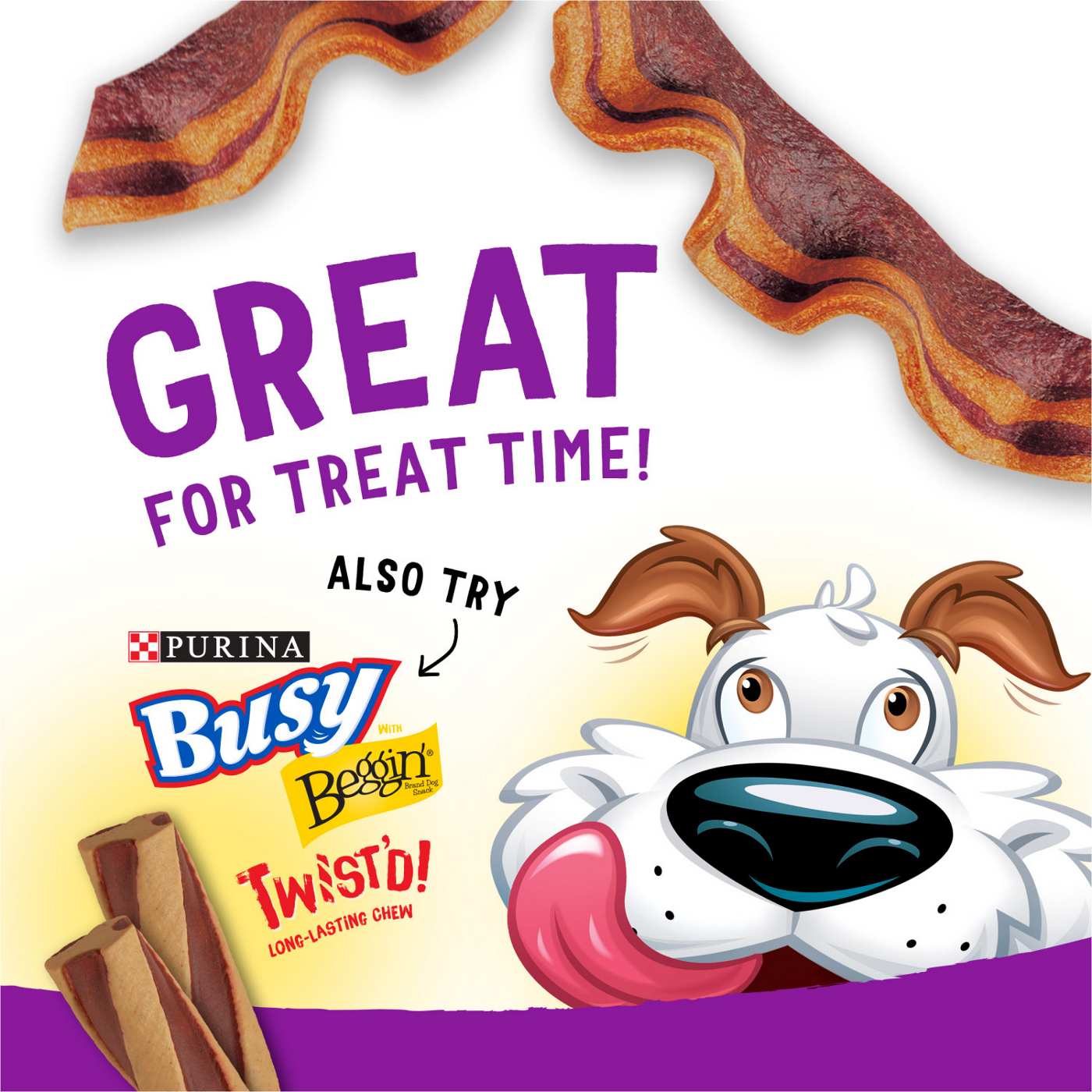 Beggin' Purina Beggin' Strips With Real Meat Dog Treats, With Bacon and Peanut Butter Flavor; image 2 of 6