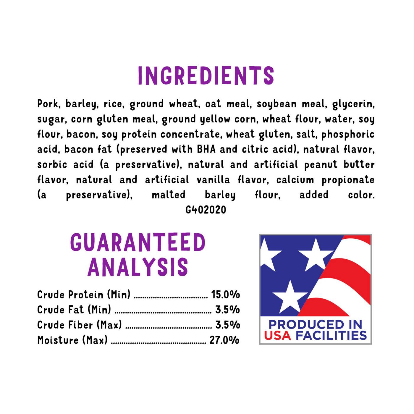 Beggin' Purina Strips With Real Meat Dog Treats - Bacon and Peanut Butter Flavor; image 4 of 6