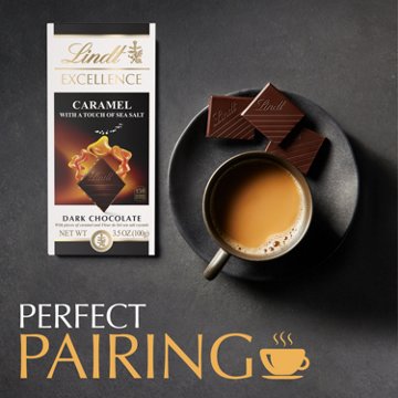 Lindt Excellence Caramel Dark Chocolate Bar