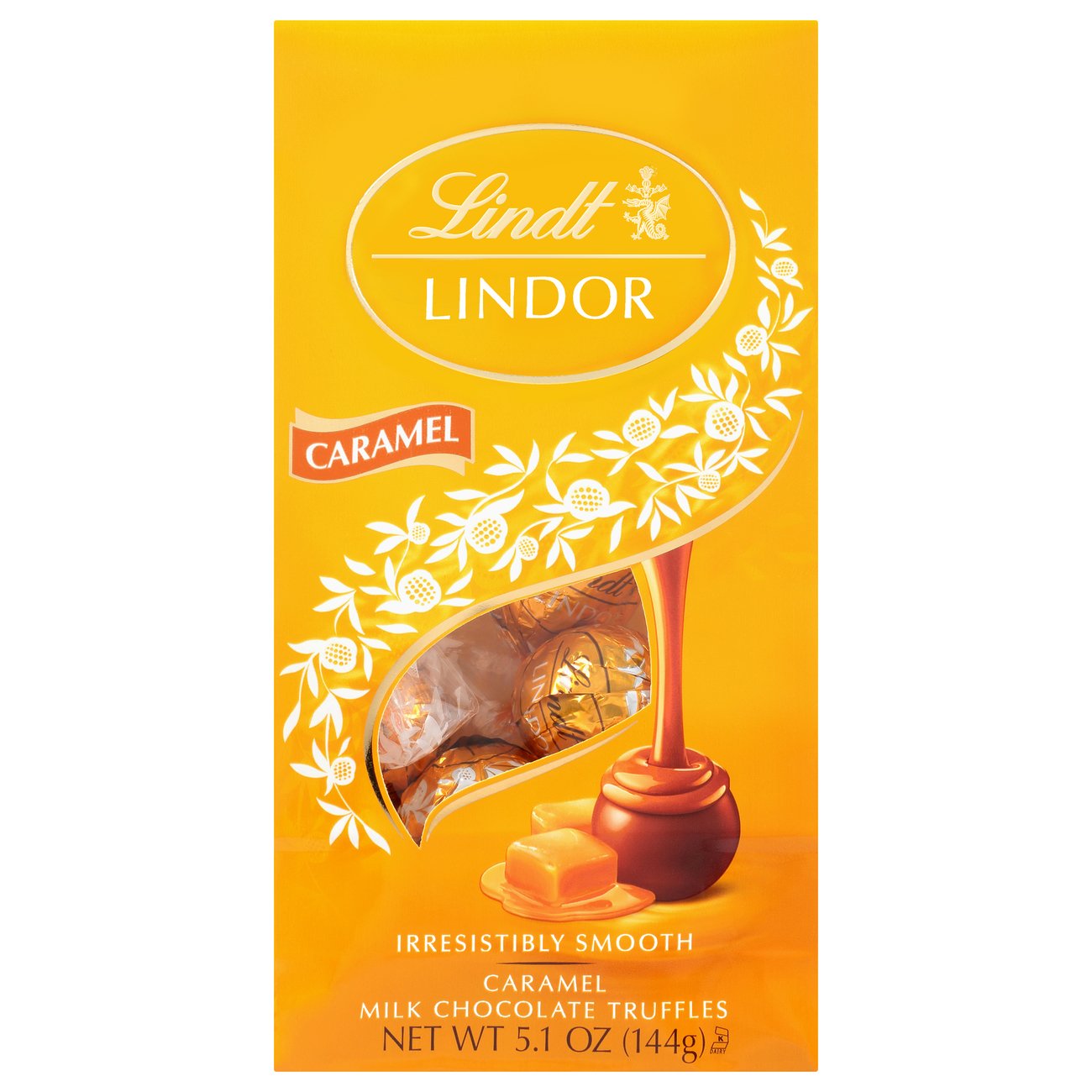 Lindt Lindor Caramel Milk Chocolate Truffles Shop Candy At H E B