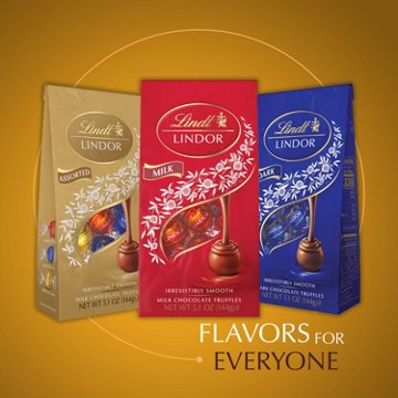 Lindt Lindor Caramel Milk Chocolate Truffles