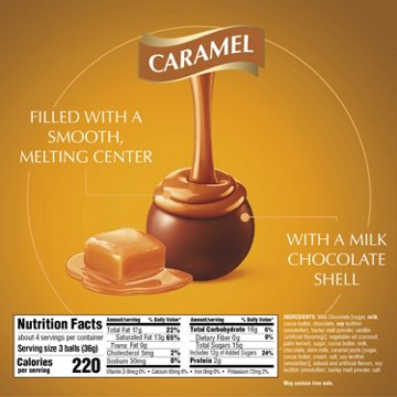 Lindt Lindor Caramel Milk Chocolate Truffles