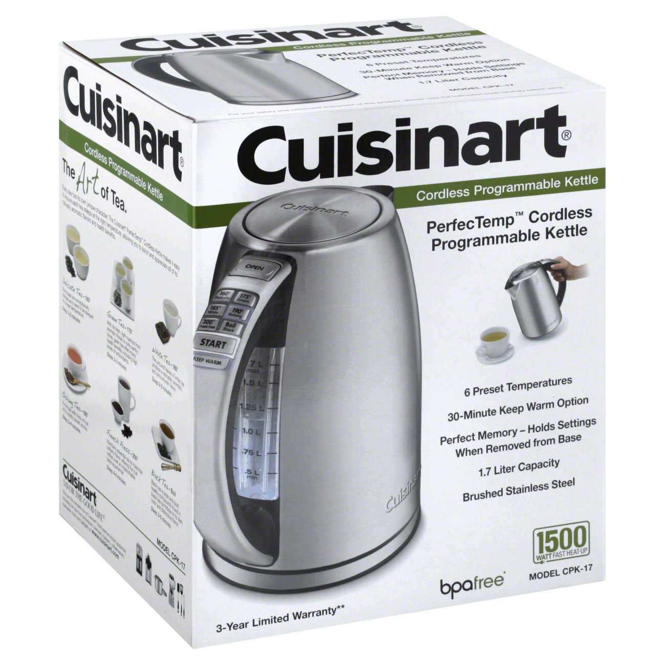 Cuisinart deals perfectemp kettle