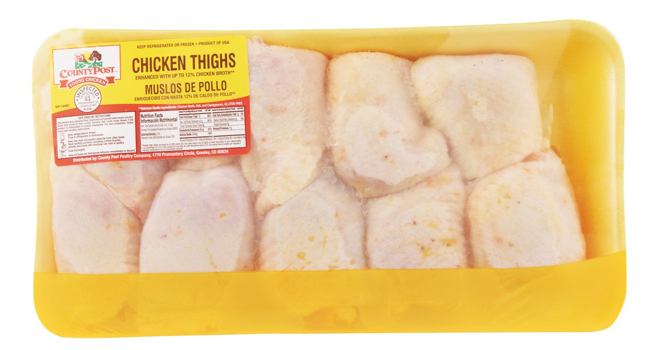 County Post Chicken Thighs - Value Pack - Shop Chicken at H-E-B