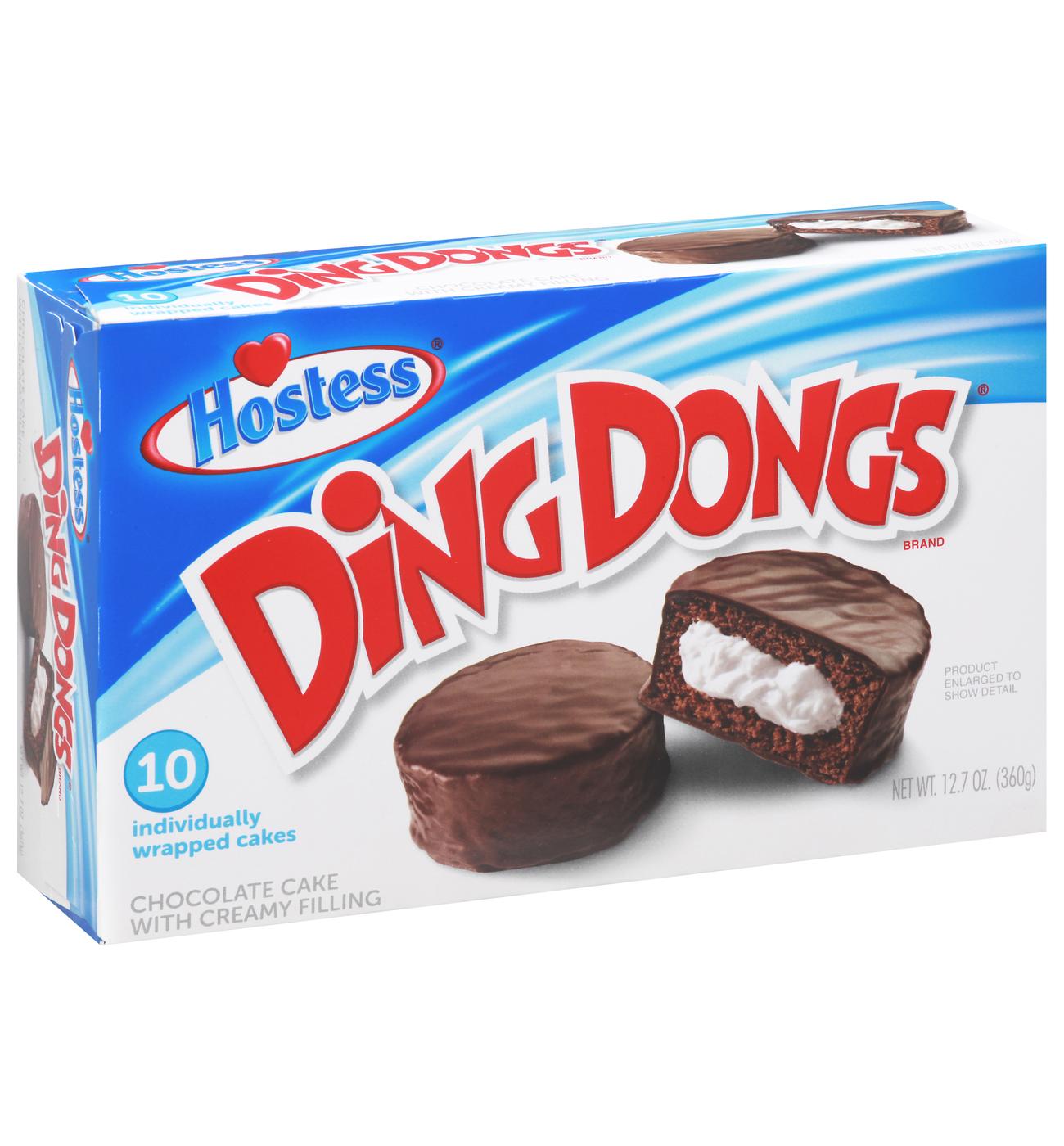 Hostess Ding Dongs Chocolate Cakes; image 1 of 7