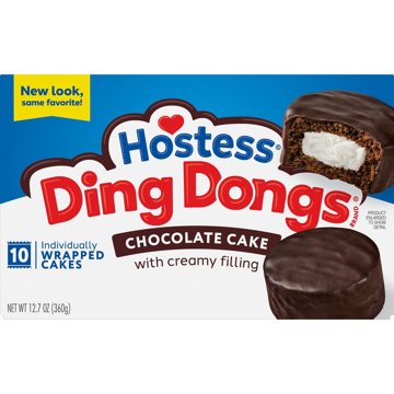 Hostess Ding Dongs Chocolate Cakes, 10 ct