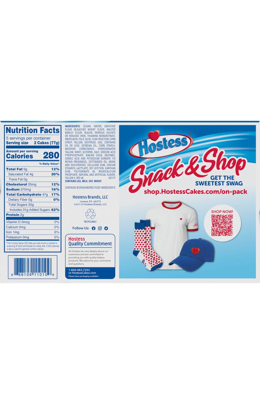 Hostess Twinkies Golden Sponge Cakes; image 4 of 7