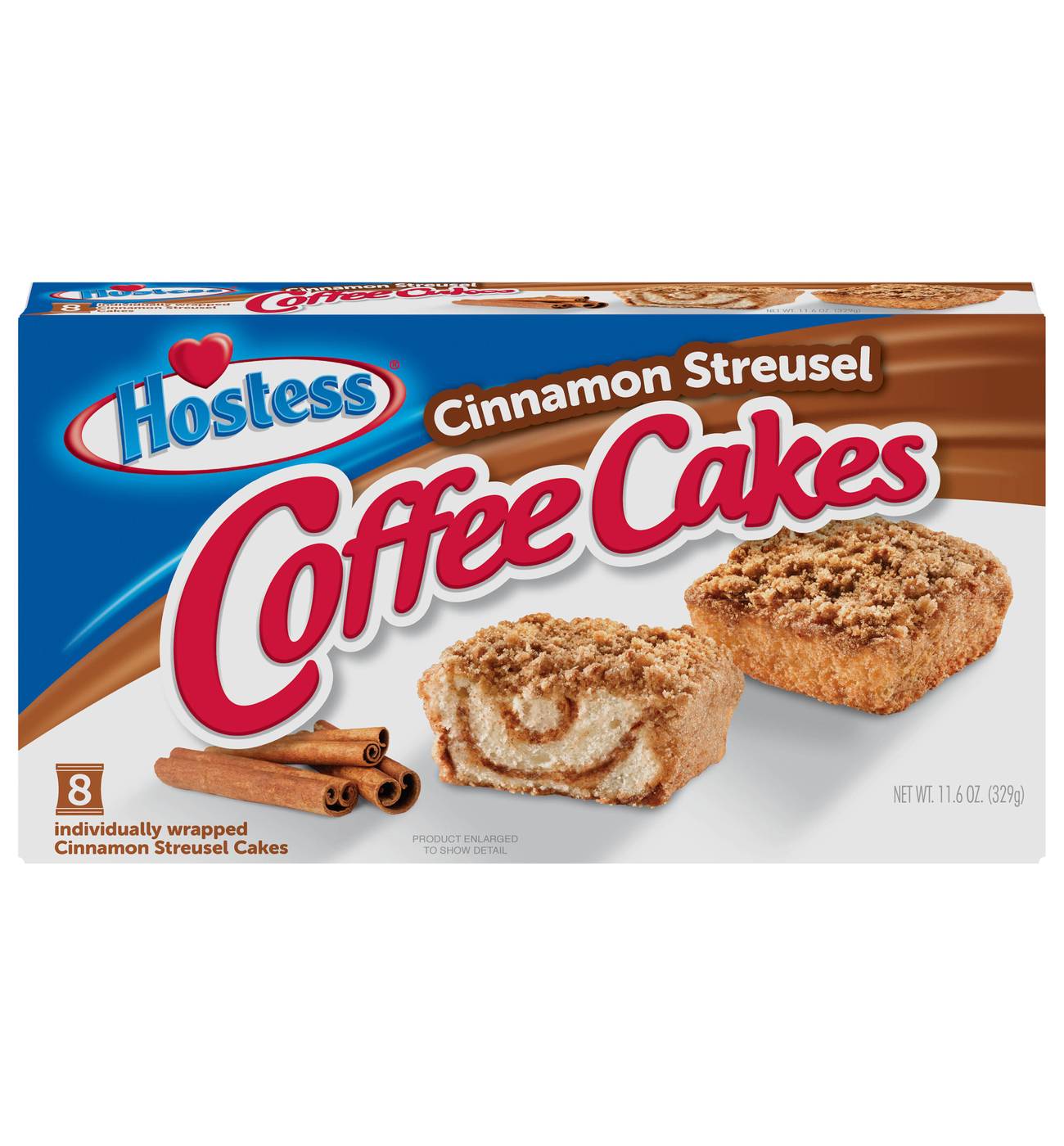 Hostess Cinnamon Streusel Coffee Cakes; image 1 of 7