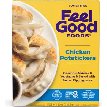Feel Good Foods Gluten Free Chicken Potstickers, 10 oz