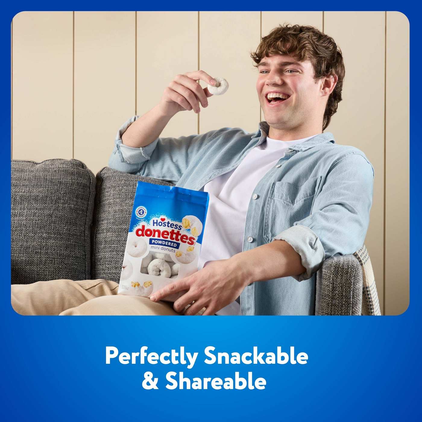 Hostess Donettes Powdered Mini Donuts; image 6 of 7