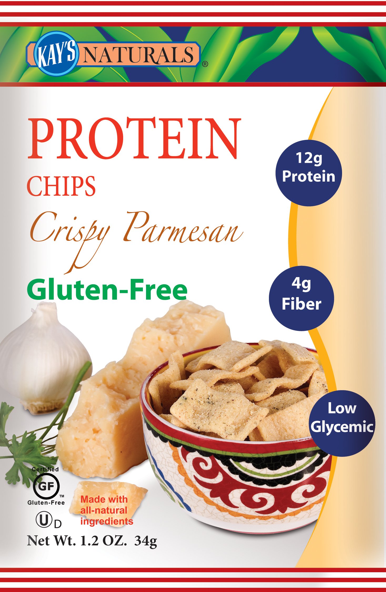 Kay's Naturals Crispy Parmesan Protein Chips Shop Chips at HEB
