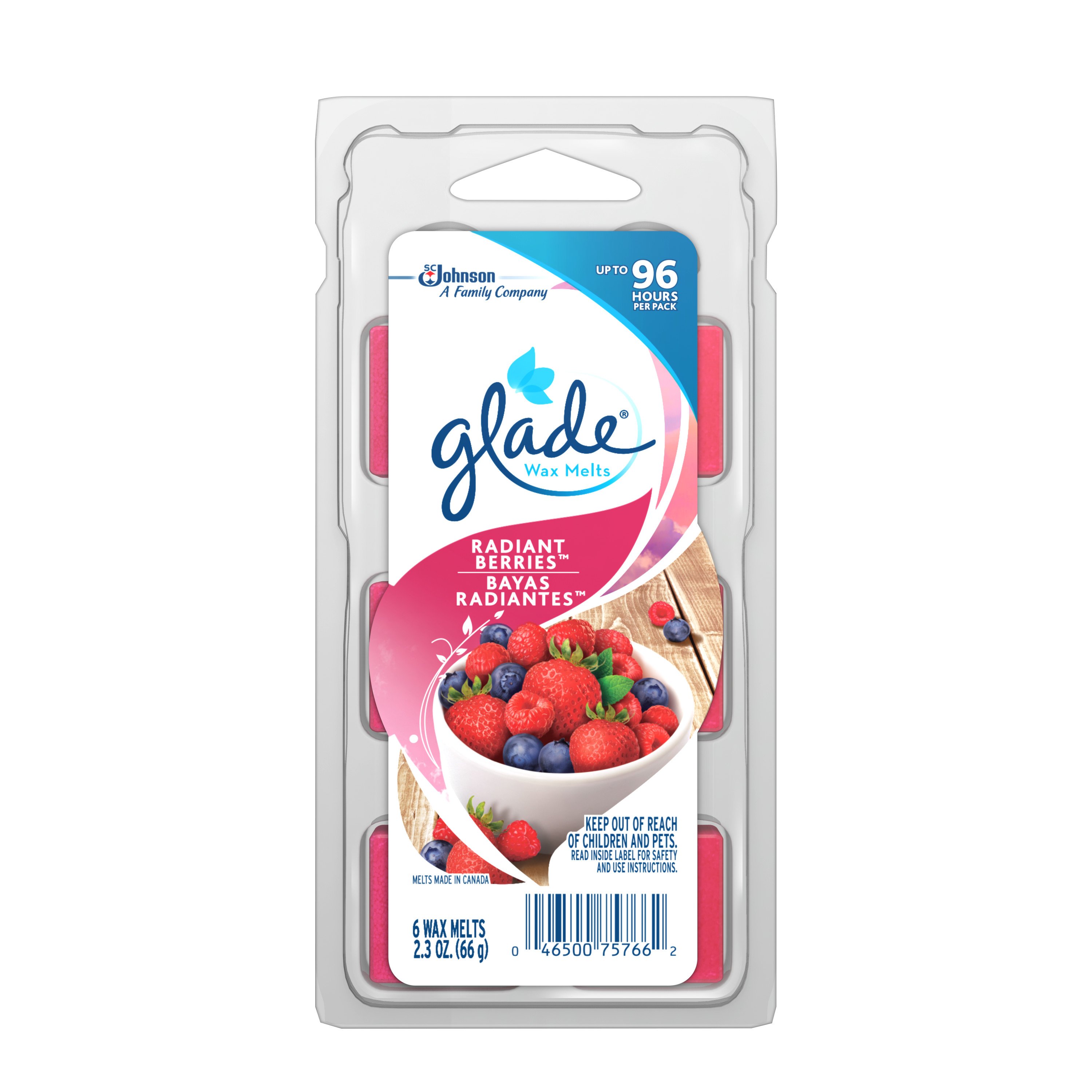 Glade Wax Melts Fresh Berries Shop Scented oils & wax at HEB