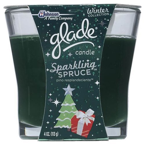 Glade Sparkling Spruce Candle Shop Air Fresheners & Candles at HEB