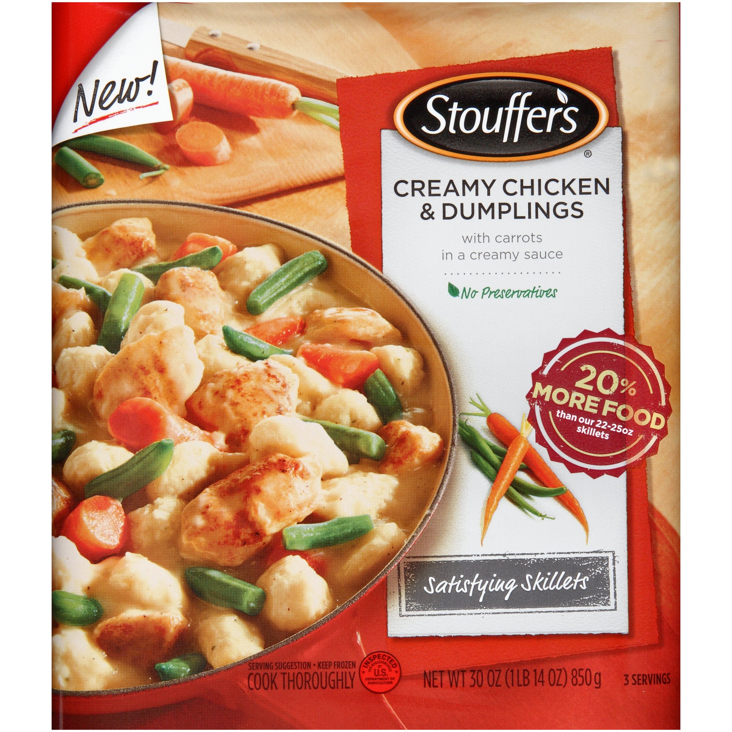 Stouffer's Satisfying Skillets Creamy Chicken and Dumplings Shop