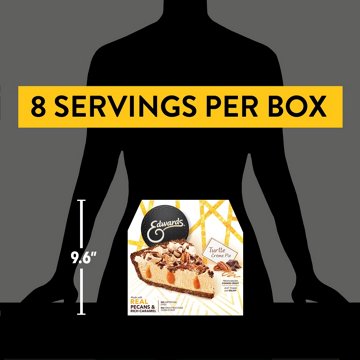 Edwards Premium Desserts Frozen Whole Turtle Creme Pie, 25.1 oz