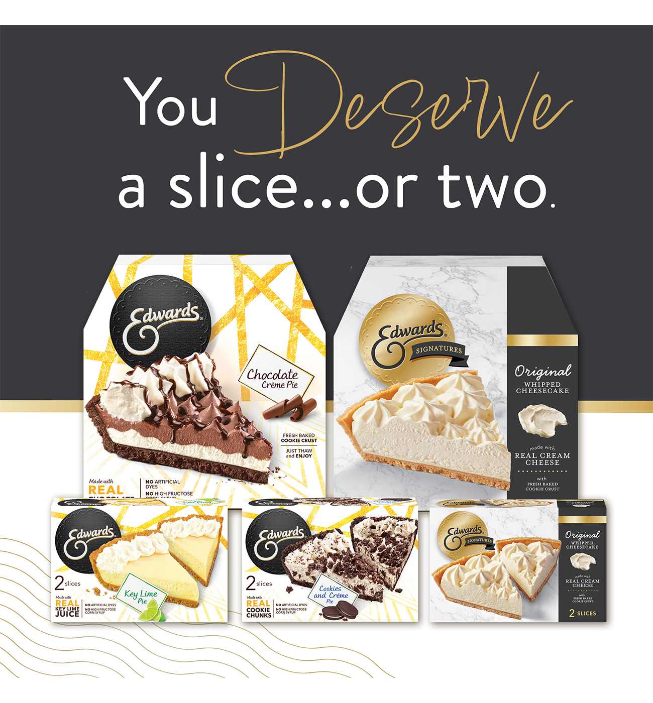 Edwards Premium Desserts Frozen Whole Turtle Creme Pie; image 4 of 10