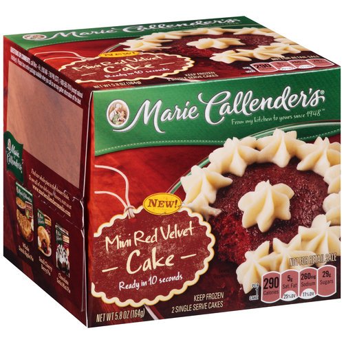 Marie Callender�s Mini Red Velvet Cake Shop Desserts