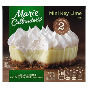 Marie Callender's Key Lime Mini Pies Thaw & Enjoy Frozen Dessert, 2 ct