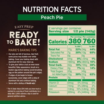 Marie Callender's Mini Peach Pie, 10 oz