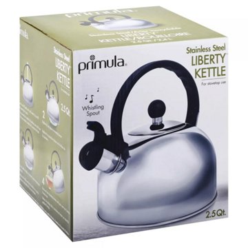 Primula Stainless Steel Whistling Kettle, 2.5 qt