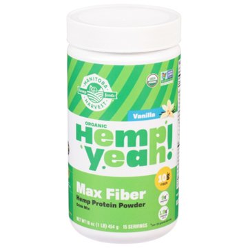 Manitoba Harvest Organic Hemp Yeah! Max Fiber 9g Protein Powder - Vanilla