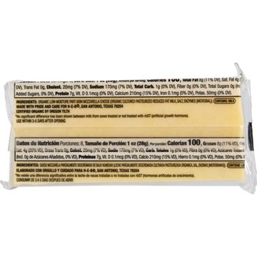 H-E-B Organics Low Moisture Mozzarella Cheese