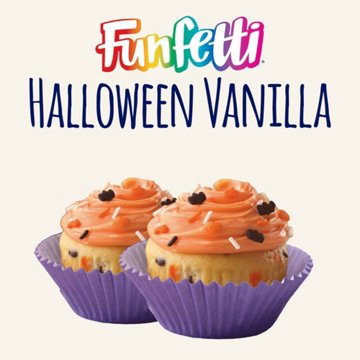 Pillsbury Funfetti Halloween Orange Vanilla Frosting, 15.6 oz