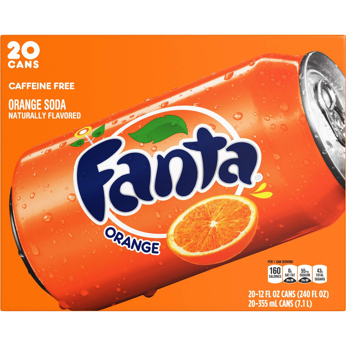 Fanta Orange Soda 12 oz Cans; image 2 of 3
