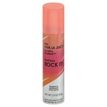 Designer Imposters Rock It Deodorant Body Spray For Women, 2.5 OZ
